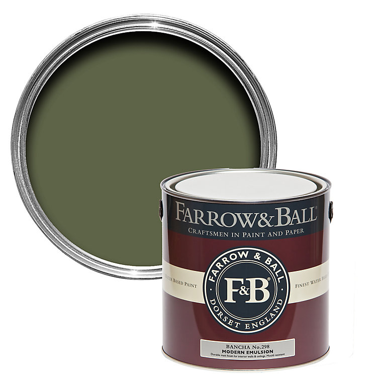Product image for Farrow & Ball Modern Bancha No.298 Matt Emulsion paint, 2.5L