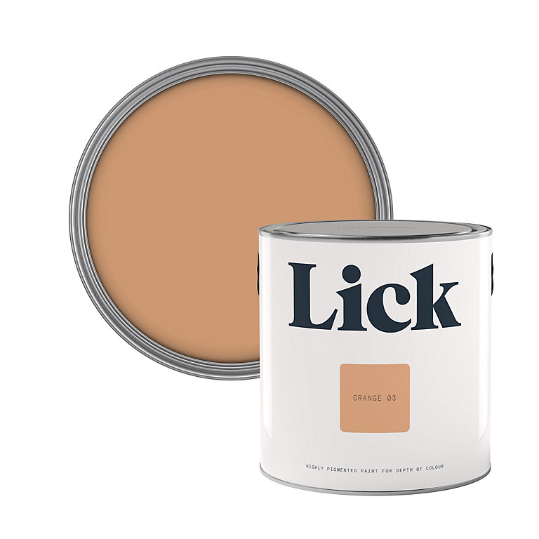 Product image for Lick Orange 03 Eggshell Emulsion paint, 2.5L