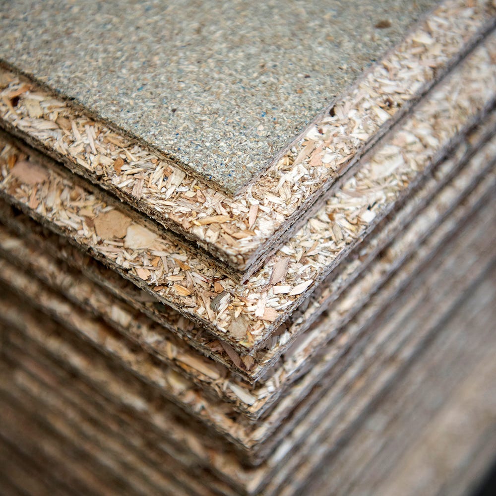 Product image for 18mm P5 Moisture Resistant Tongue & Groove Chipboard Flooring 2400mm X 600mm (8' X 2') Pack Of 100