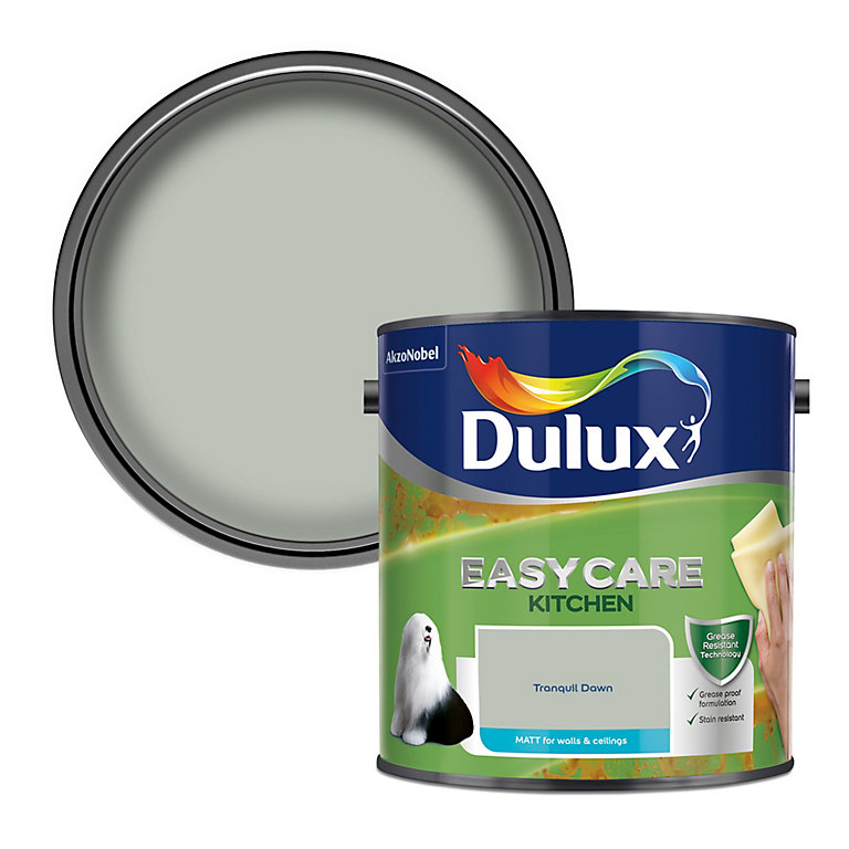Product image for Dulux Easycare Kitchen Tranquil Dawn Matt Wall paint, 2.5L