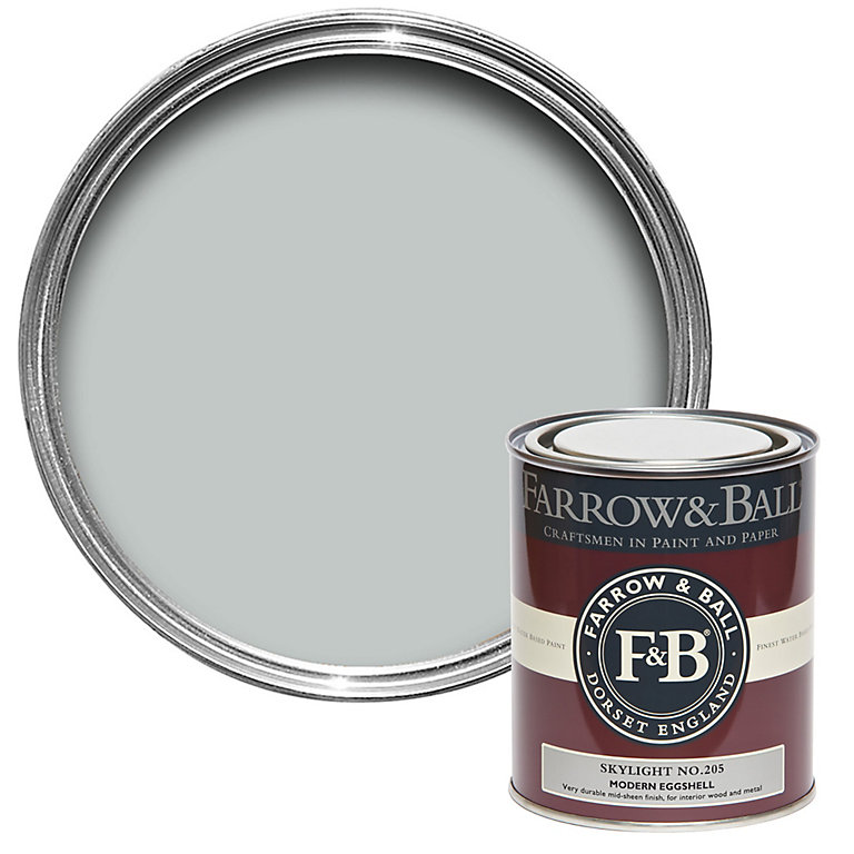 Product image for Farrow & Ball Modern Skylight No.205 Eggshell Paint, 750ml