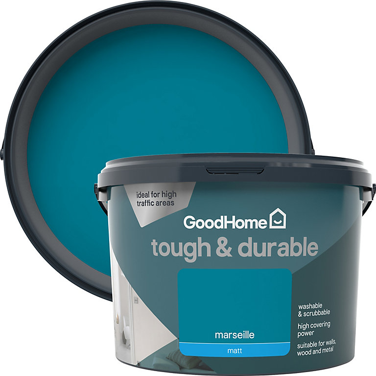 Product image for GoodHome Durable Marseille Matt Emulsion paint, 2.5L