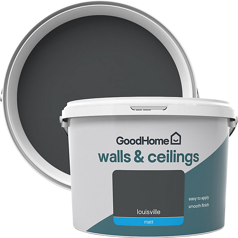 Product image for GoodHome Walls & ceilings Louisville Matt Emulsion paint, 2.5L