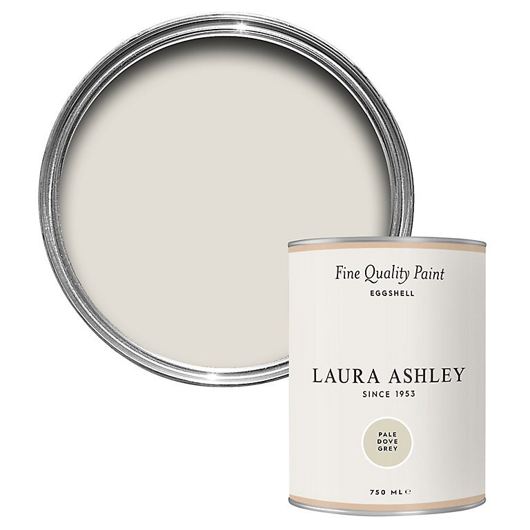 Image of Laura Ashley Pale Dove Grey Eggshell Emulsion paint, 750ml