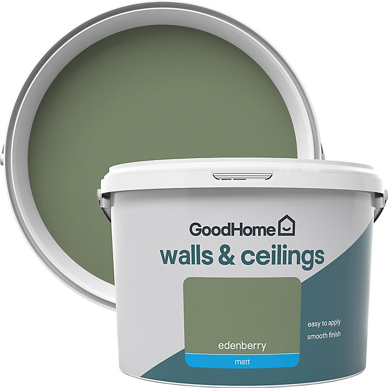 Product image for GoodHome Walls & ceilings Edenberry Matt Emulsion paint, 2.5L