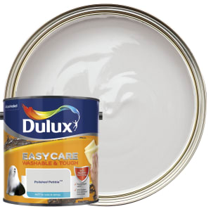 Product image for Dulux Easycare Polished pebble Matt Emulsion paint, 2.5L