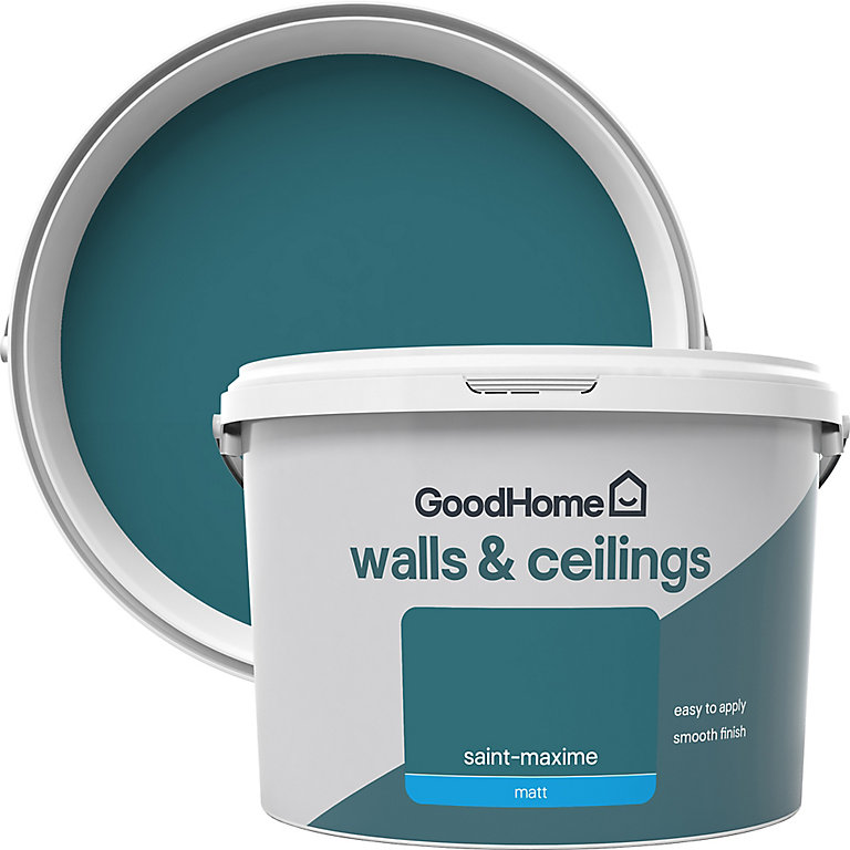 Product image for GoodHome Walls & ceilings Saint-maxime Matt Emulsion paint, 2.5L