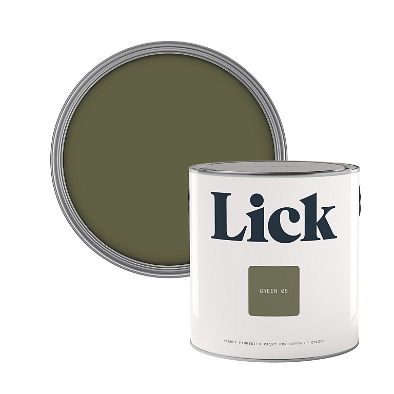 Product image for Lick Green 05 Eggshell Emulsion paint, 2.5L