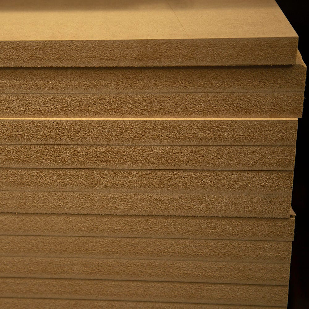 Product image for 25mm Moisture Resistant MDF Board 2440mm X 1220mm (8' X 4') Pack Of 35