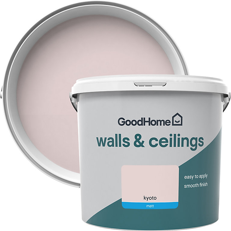 Product image for GoodHome Walls & ceilings Kyoto Matt Emulsion paint, 5L