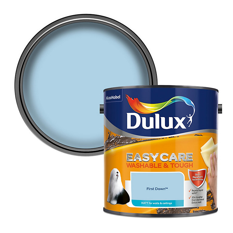 Product image for Dulux Easycare First dawn Matt Emulsion paint, 2.5L