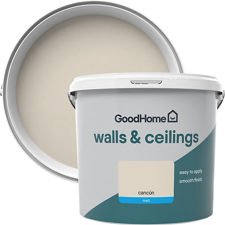 Product image for GoodHome Walls & ceilings Cancun Matt Emulsion paint, 5L