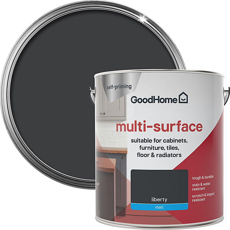 Product image for GoodHome Durable Liberty Matt Multi-surface paint, 2L