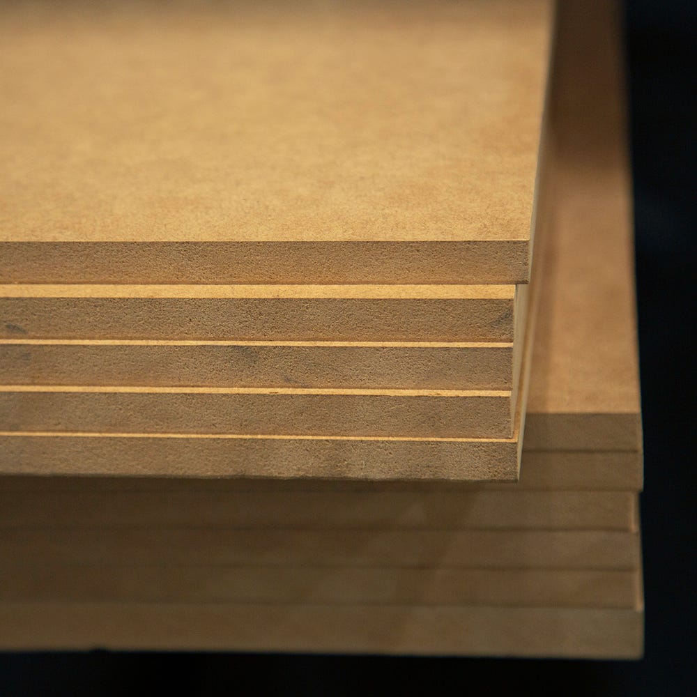 Product image for 18mm Moisture Resistant MDF Board 3050mm X 1220mm (10' X 4') Pack Of 40