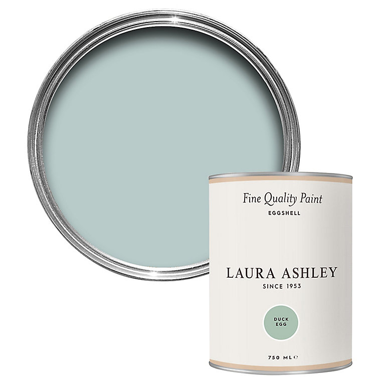 Product image for Laura Ashley Duck Egg Eggshell Emulsion paint, 750ml