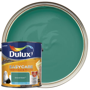 Product image for Dulux Easycare Emerald glade Matt Emulsion paint, 2.5L