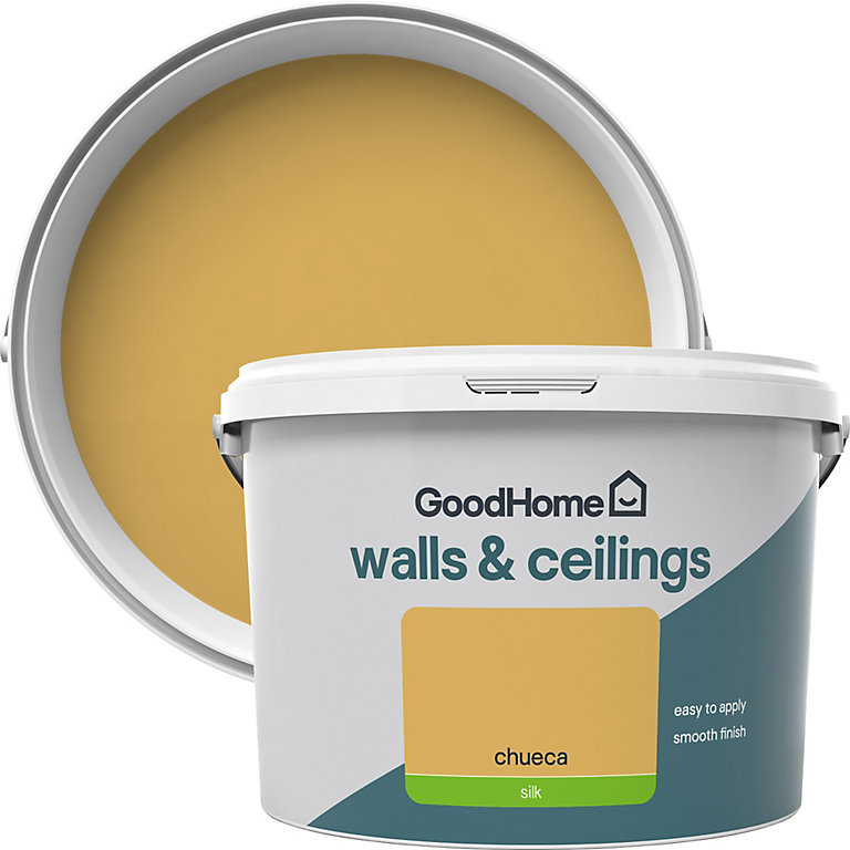 Product image for GoodHome Walls & ceilings Chueca Silk Emulsion paint, 2.5L