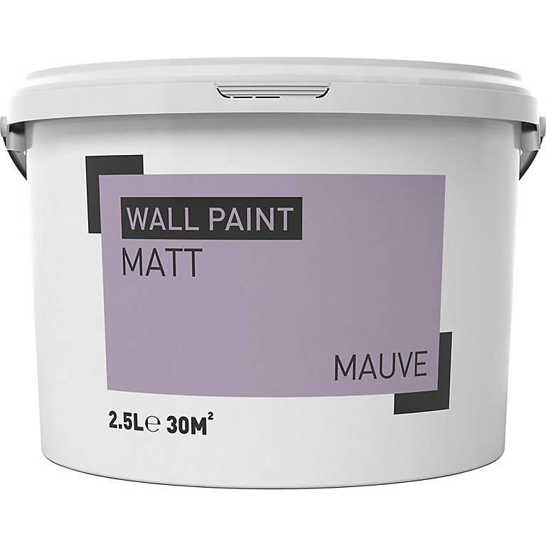 Product image for Mauve Matt Emulsion paint, 2.5L