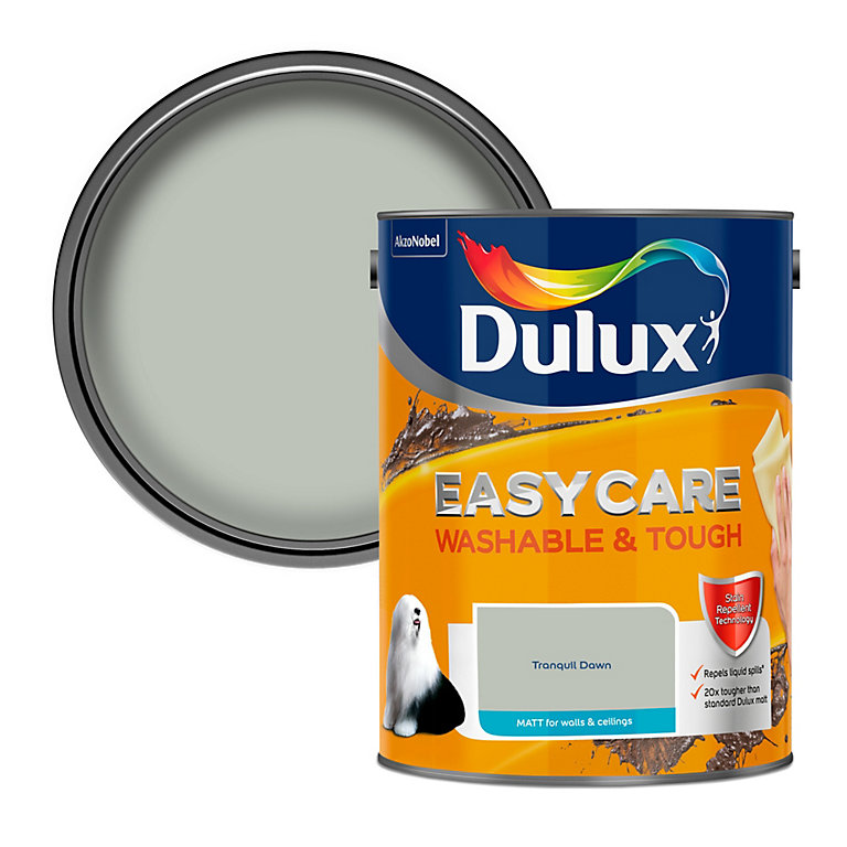 Product image for Dulux Easycare Tranquil Dawn Matt Wall paint, 5L