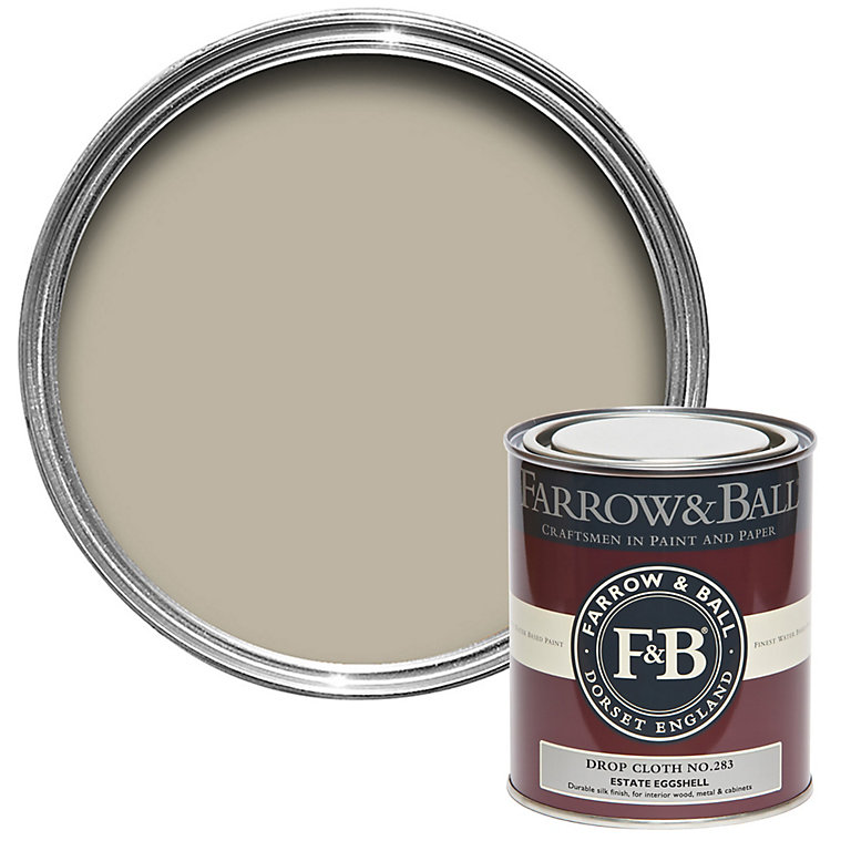 Product image for Farrow & Ball Estate Drop Cloth No.283 Eggshell Paint, 750ml