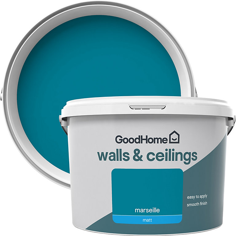 Product image for GoodHome Walls & ceilings Marseille Matt Emulsion paint, 2.5L