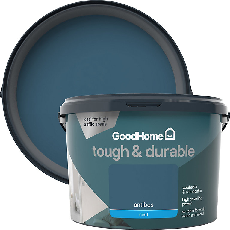Product image for GoodHome Durable Antibes Matt Emulsion paint, 2.5L
