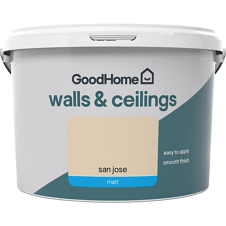 Product image for GoodHome Walls & ceilings San jose Matt Emulsion paint, 2.5L