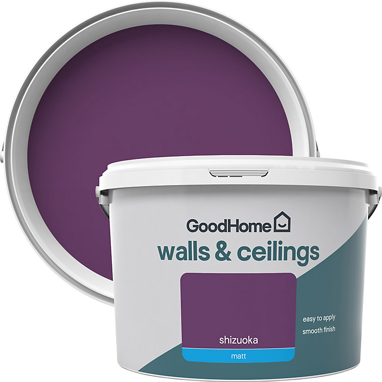 Product image for GoodHome Walls & ceilings Shizuoka Matt Emulsion paint, 2.5L