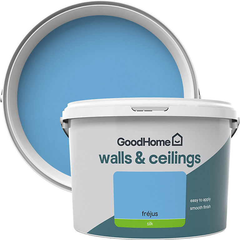 Product image for GoodHome Walls & ceilings Frejus Silk Emulsion paint, 2.5L