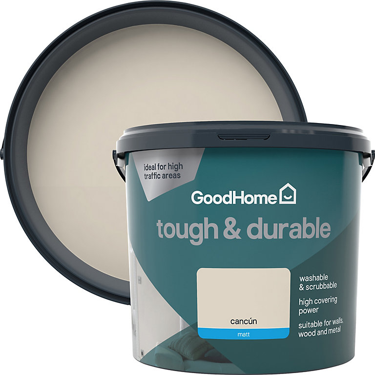 Product image for GoodHome Durable Cancun Matt Emulsion paint, 5L