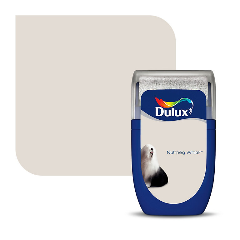 Dulux Standard Nutmeg white Matt Emulsion paint, 30ml Tester pot Price Comparisons | Compare The Build