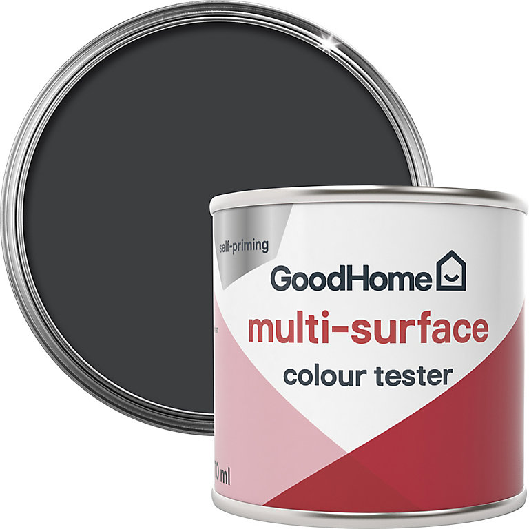 Product image for GoodHome Liberty Satin Multi-surface paint, 70ml Tester pot
