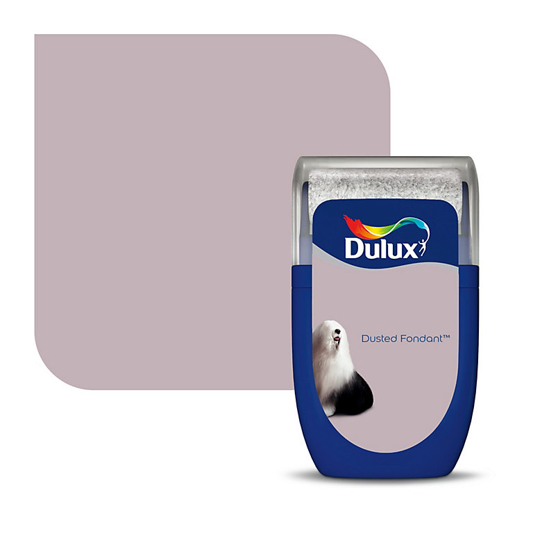 Product image for Dulux Standard Dusted fondant Matt Emulsion paint, 30ml Tester pot