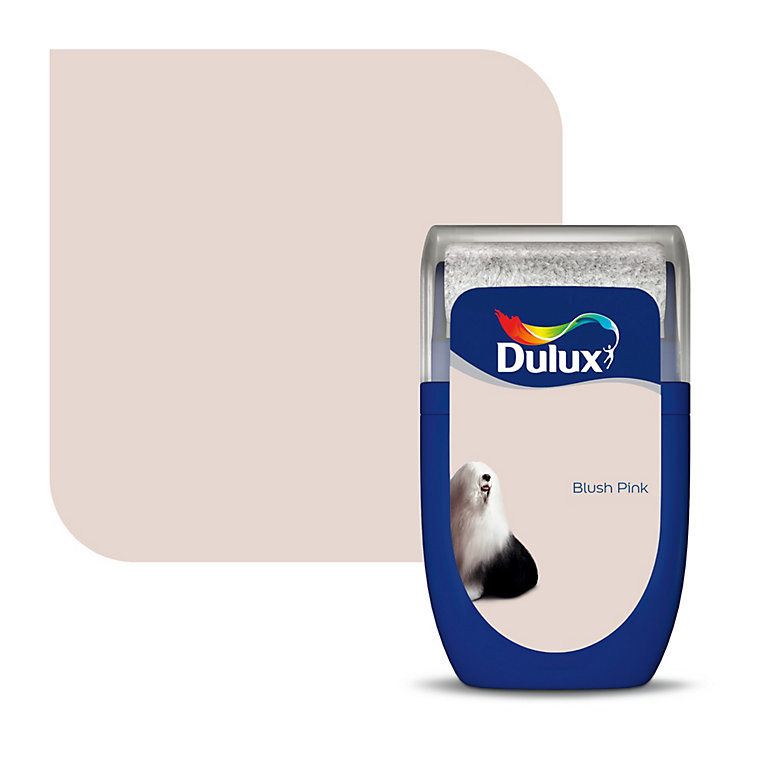 Product image for Dulux Standard Blush pink Matt Emulsion paint, 30ml Tester pot