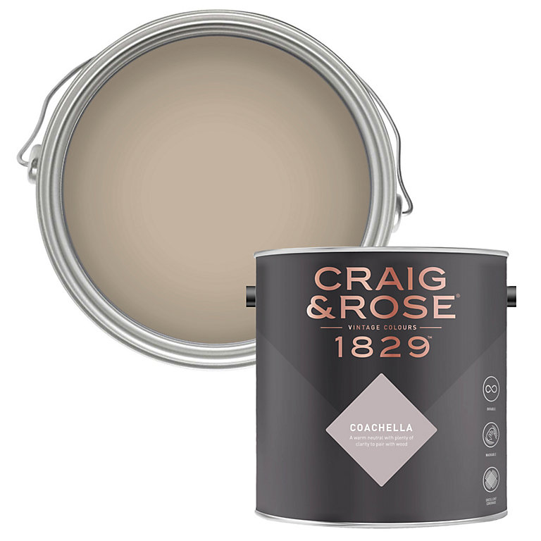 Product image for Craig & Rose 1829 Coachella Chalky Emulsion paint, 2.5L
