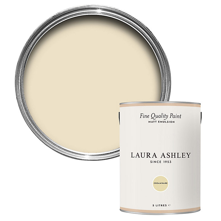 Product image for Laura Ashley Creamware Matt Emulsion paint, 5L