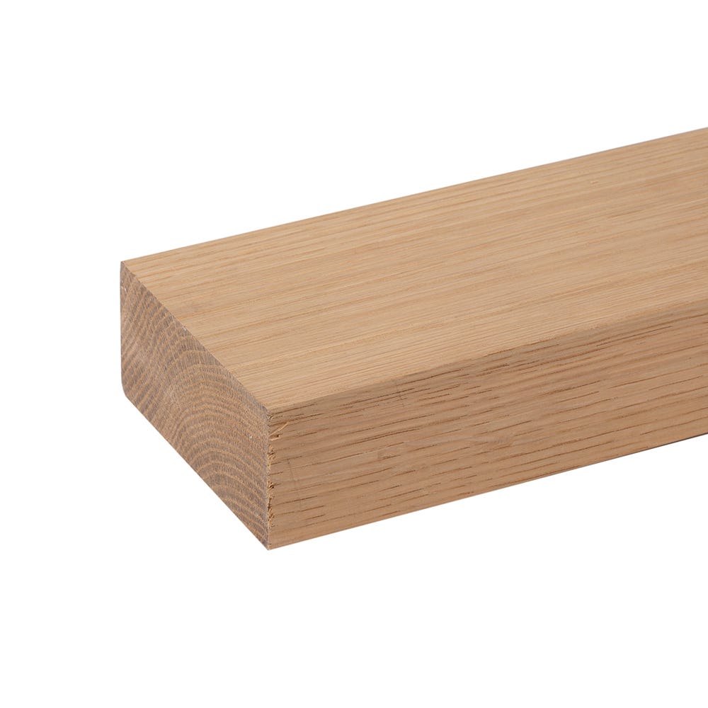Product image for 45mm X 95mm Planed Hardwood American White Oak PAR Timber (4'' X 2'')