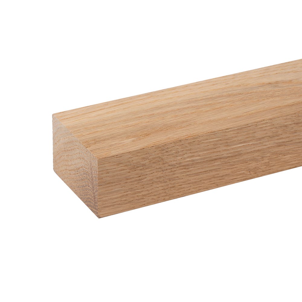 Product image for 45mm X 70mm Planed Hardwood American White Oak PAR Timber (3'' X 2'')