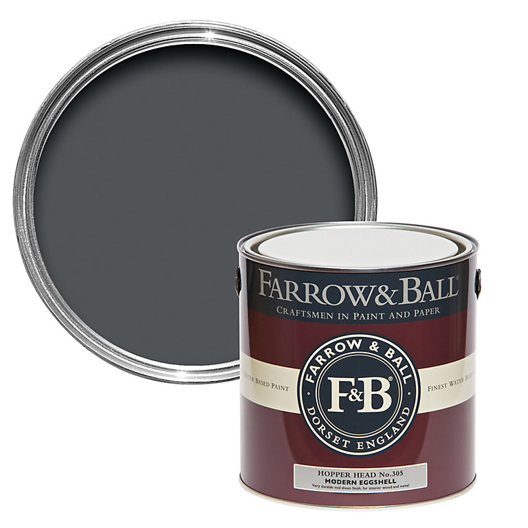 Product image for Farrow & Ball Modern Hopper Head No.305 Eggshell Paint, 2.5L