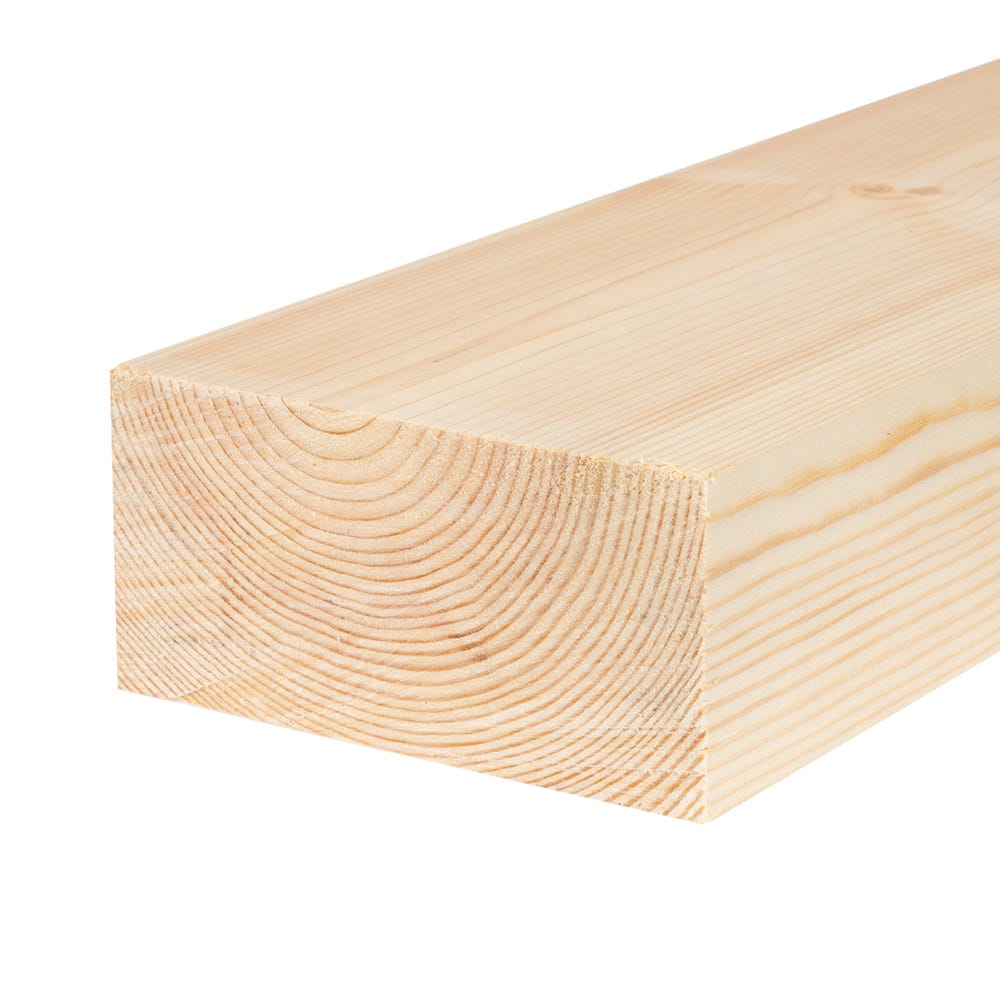 Product image for 75mm X 150mm Planed Softwood PAR Timber (6'' X 3'') Finish 69mm X 144mm