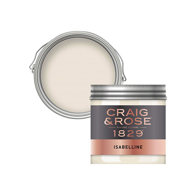 Product image for Craig & Rose 1829 Isabelline Chalky Emulsion paint, 50ml