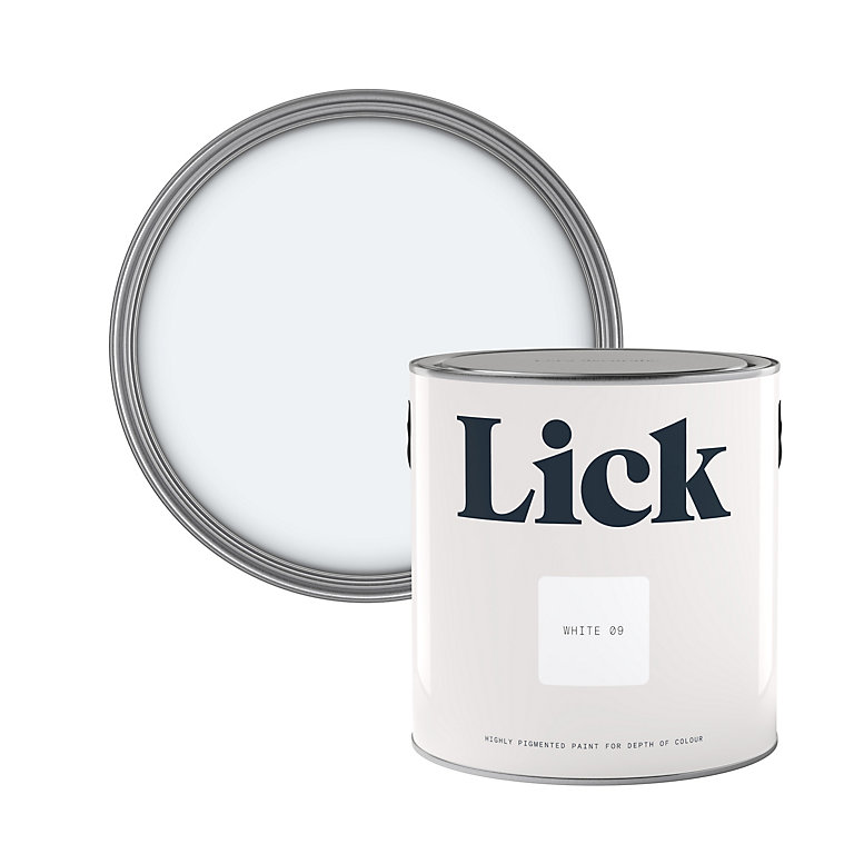 Product image for Lick White 09 Matt Emulsion paint, 2.5L