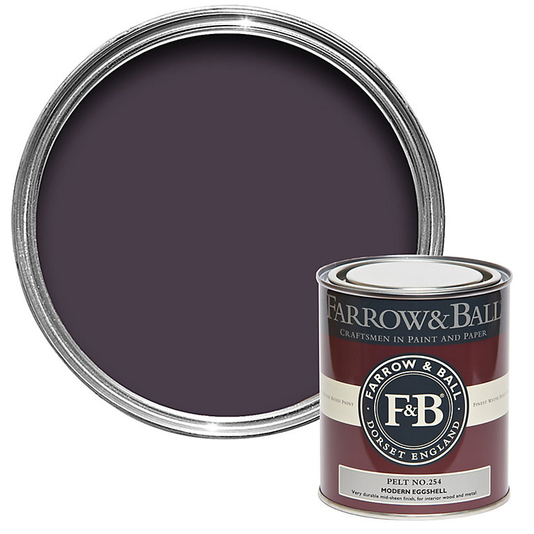 Product image for Farrow & Ball Modern Pelt No.254 Eggshell Paint, 750ml