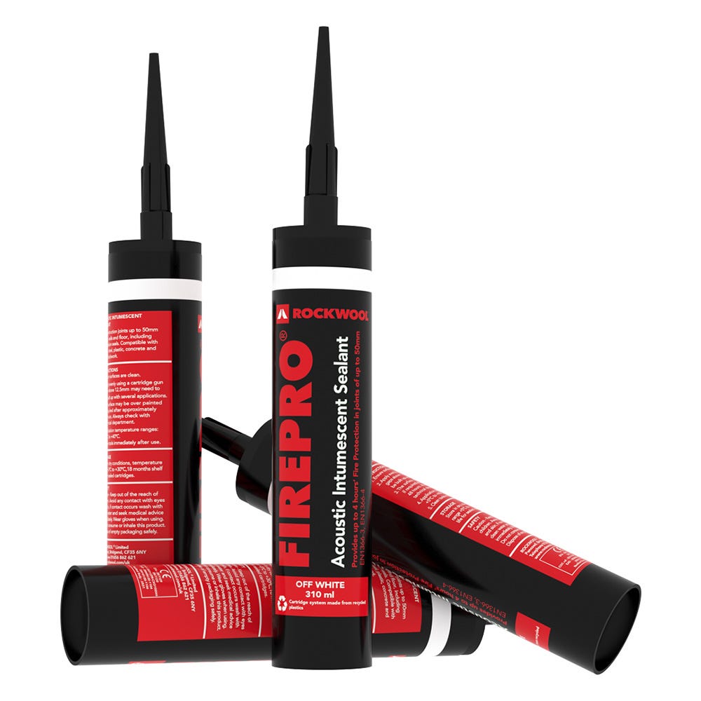 Product image for Rockwool Acoustic Intumescent Sealant 310ml