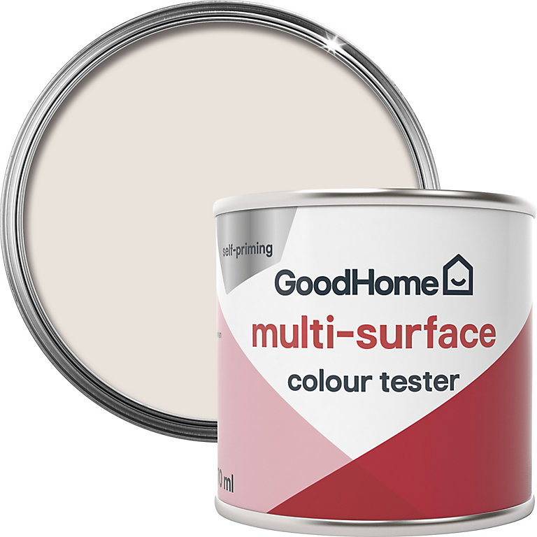 Product image for GoodHome Valdez Satin Multi-surface paint, 70ml Tester pot