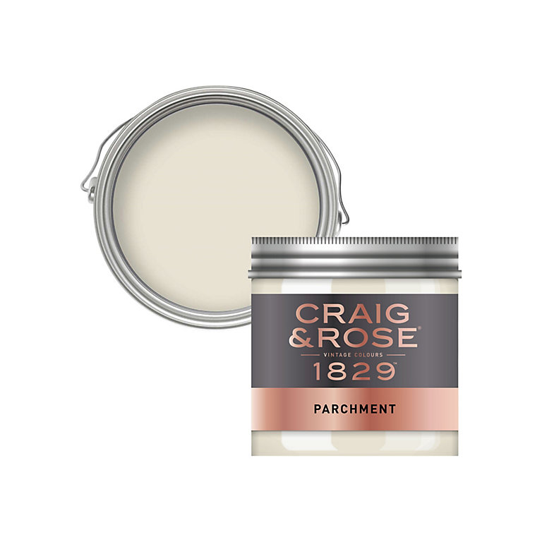 Product image for Craig & Rose 1829 Parchment Chalky Emulsion paint, 50ml