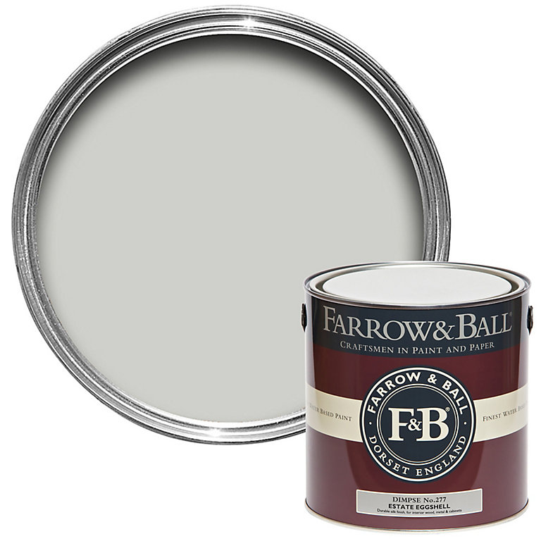 Product image for Farrow & Ball Estate Dimpse No.277 Eggshell Paint, 2.5L