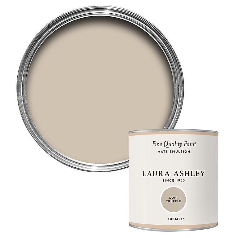 Product image for Laura Ashley Soft Truffle Matt Emulsion paint, 100ml