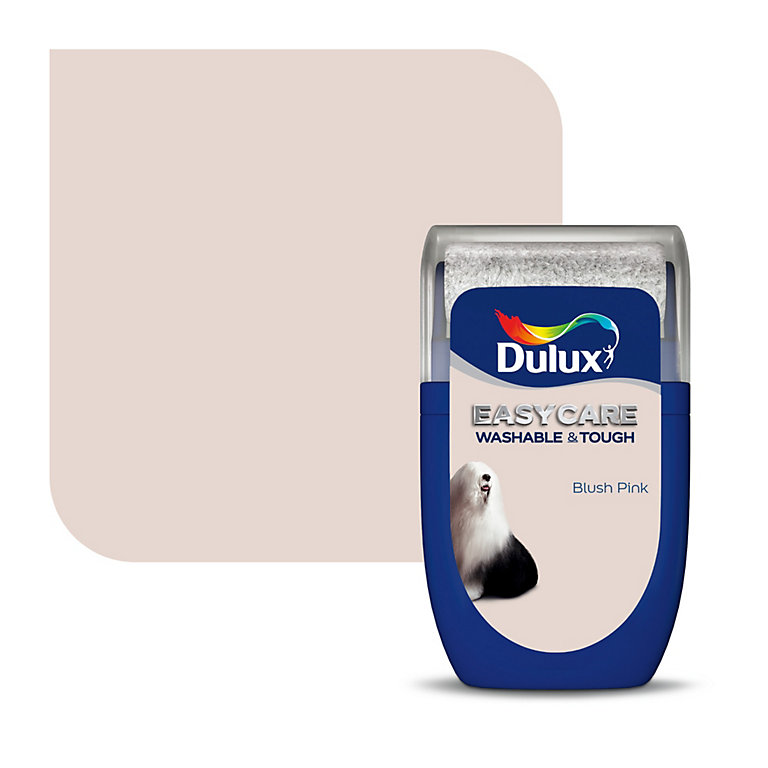 Product image for Dulux Easycare Blush pink Matt Emulsion paint, 30ml Tester pot