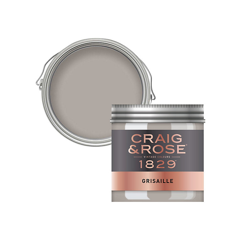Product image for Craig & Rose 1829 Grisaille Chalky Emulsion paint, 50ml